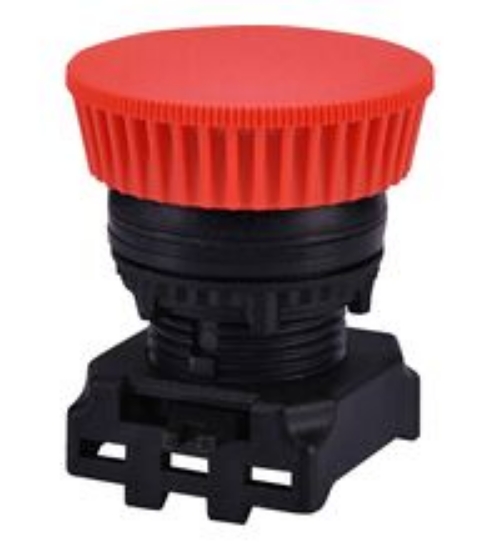 Imagine Buton panou 22mm roșu STOP