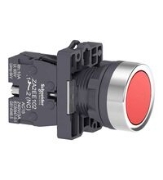Imagine Buton panou 22mm roșu STOP