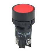 Imagine Buton panou 22mm roșu STOP