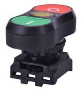 Imagine Buton panou 22mm roșu STOP