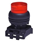 Imagine Buton panou 22mm roșu STOP