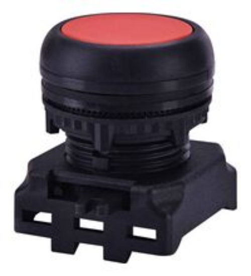 Imagine Buton panou 22mm roșu STOP