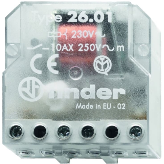 Imagine Releu pas cu pas Finder 26.01 1ND, 10A, 2 secvențe