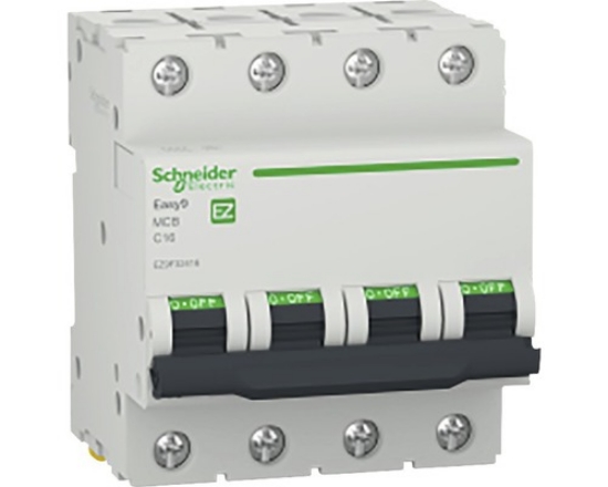 Imagine Siguranță automată 4P 16A 4,5kA curba C Easy9 Schneider Electric