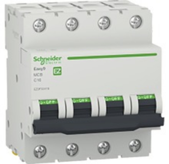 Imagine Siguranță automată 4P 16A 4,5kA curba C Easy9 Schneider Electric