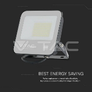 Imagine Proiector LED V-TAC 50W cu cip Samsung, lumină rece 6500K, negru, 5 ani garanție