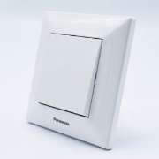 Imagine Întrerupător simplu Arkedia Panasonic ST alb