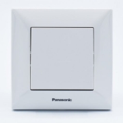Imagine Întrerupător simplu Arkedia Panasonic ST alb