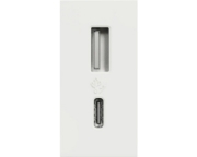 Imagine Priză USB 1M Tip A + C (15W) Unica Studio Alb