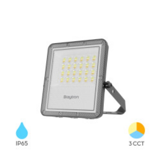 Imagine Proiector LED PF 50W 3IN1 5500LM cu Lentilă 90° IP65 Gri