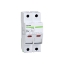 Imagine Separator de fuziune 30A 1000V DC 2 poli DC-20B cu semnalizare