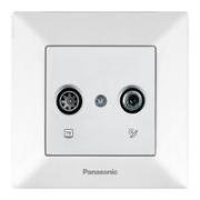 Imagine Priză TV de trecere 12dB Arkedia Panasonic Alb