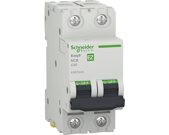 Imagine Siguranță automată Schneider Electric Easy9 2P 40A, curba C, 4.5 kA
