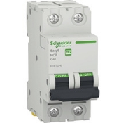 Imagine Siguranță automată Schneider Electric Easy9 2P 40A, curba C, 4.5 kA