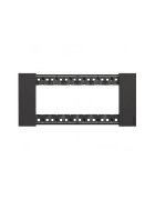 Imagine Rama ornament Bticino Living Now 6M Neagră KA4806KG