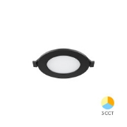 Imagine Spot LED Rotund PT 20W 2000lm 3in1 Negru F:225mm IP40