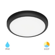 Imagine Spot LED Rotund PT 20W 2000lm 3in1 Negru F:225mm IP40