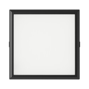 Imagine Plafonieră LED Pătrată 20W 2000lm 3in1 Negru IP40