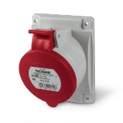 Imagine Priză industrială încastrată Scame 3P+N+E 32A 280-415V 6h IP44 gama Optima 413.3267