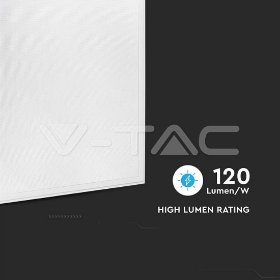 Imagine Panou LED V-TAC 40W 600x600 PMMA 120Lm/W VT-6060-6 4000K 4950lm