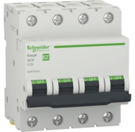 Imagine Siguranță automată Schneider 4P 20A C 4.5kA IP20 EZ9F32420