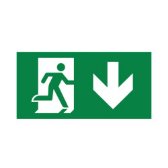 Imagine Lampă Indicator în Jos EXIT de Urgență