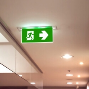 Imagine Lampă Indicator în Jos EXIT de Urgență