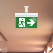 Imagine Lampă Indicator în Jos EXIT de Urgență