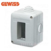 Imagine Doză modulară aparentă Gewiss 1P IP40
