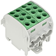 Imagine Clema de derivație izolată Schrack Technik IK026212, cablu Cu-Al, 35mm², 1P, 4 intrări - 4 ieșiri, gri