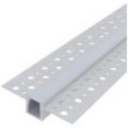 Imagine Profil aluminiu "U" încastrabil în gips-carton cu capac opac 1m