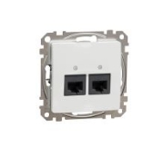 Imagine Priză RJ45 Cat5E UTP Alb Sedna Design