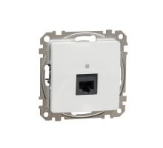 Imagine Priză RJ45 Cat5E UTP Alb Sedna Design