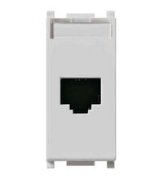 Imagine Priză calculator modulară Cat5e RJ45 1M alb Panasonic Thea Optima
