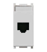 Imagine Priză calculator modulară Cat5e RJ45 1M alb Panasonic Thea Optima