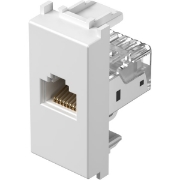 Imagine Priză calculator modulară Cat5e RJ45 1M alb Panasonic Thea Optima