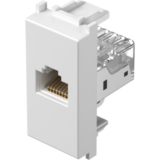 Imagine Priză calculator modulară Cat5e RJ45 1M alb Panasonic Thea Optima