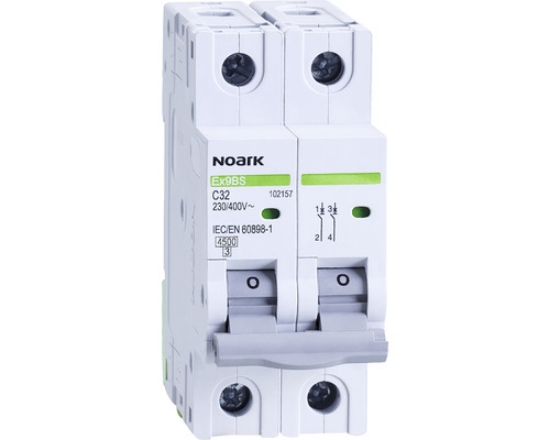 Imagine Siguranță automată modulară Noark Ex9BS 2P 32A curba C