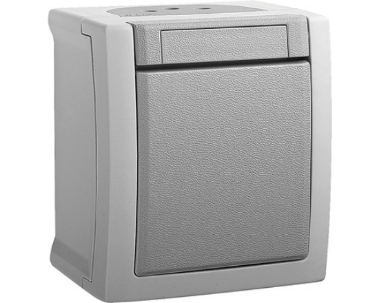 Imagine Intrerupator simplu IP54 Pacific Panasonic, PT, alb