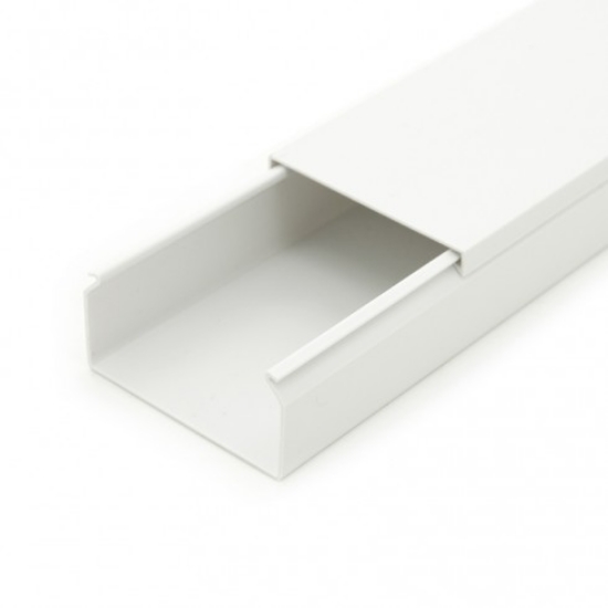 Imagine Canal cablu 80 x 60 mm, 2 m, alb, PVC ignifugat