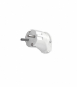 Imagine Fișă bipolară, stecher schuko cu împământare Plastic Alb VI-42 - Viko