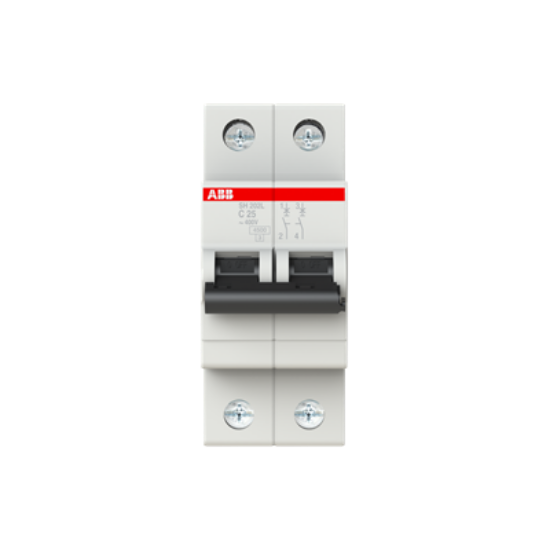 Imagine Siguranță automată ABB 1P 25A 4.5KA SH201L-C25