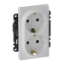 Imagine Priză dublă Schuko 2P+T, 16A, alb, borne automate, Valena Life