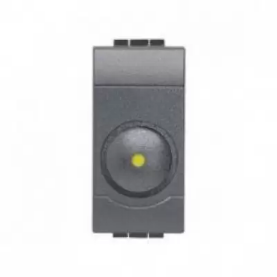 Imagine INTRERUPATOR CAP-SCARA AXIAL 10A 1M ANTRACIT LIVING LIGHT L4053AN