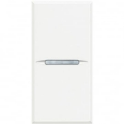Imagine INTRERUPATOR CAP-CRUCE MODULAR 1P 1M 16A ALB AXOLUTE HD 4004