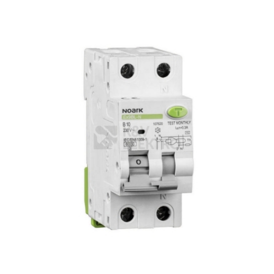 Imagine Întreruptor automat diferențial Noark Ex9BL-N 1P+N 10A 30mA