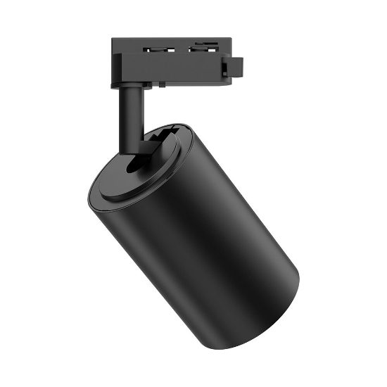 Imagine Spot LED pe șină P30, Negru, 3 în 1, 30W, 2960lm, Monofazic