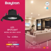 Imagine Spot LED Rotund G3 7W 3in1 IP54 Negru