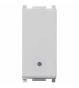 Imagine Intrerupator modular cu revenire, alb 1009, STIL Comtec