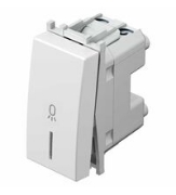 Imagine Intrerupator modular cu revenire, alb 1009, STIL Comtec
